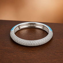 Simple Diamond band in silver