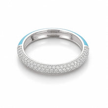 Simple Diamond band in silver
