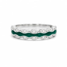 Oceanic Flow Women`s Ring in Silver