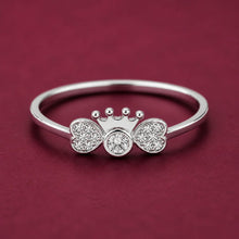 Silver Royal Bow Women`s Ring