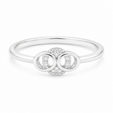 Oval Unity Ring in Silver