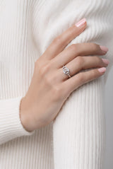 Oval Unity Ring in Silver