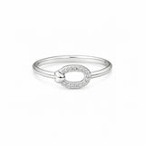 Sterling Silver Caelina Women`s Ring