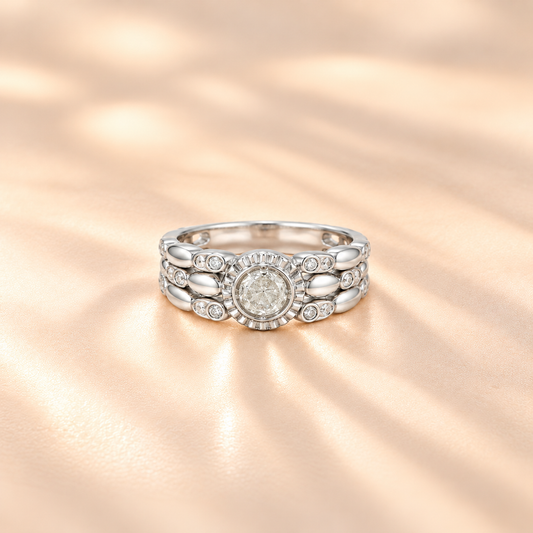Classic Silver Statement Men`s Ring