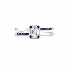 Sapphire Glow Ring in Silver