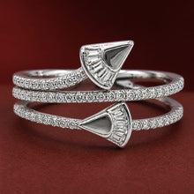 Silver Radiant vibe Women`s ring
