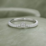 Celestial Veil ring in silver