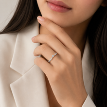 Celestial Veil ring in silver