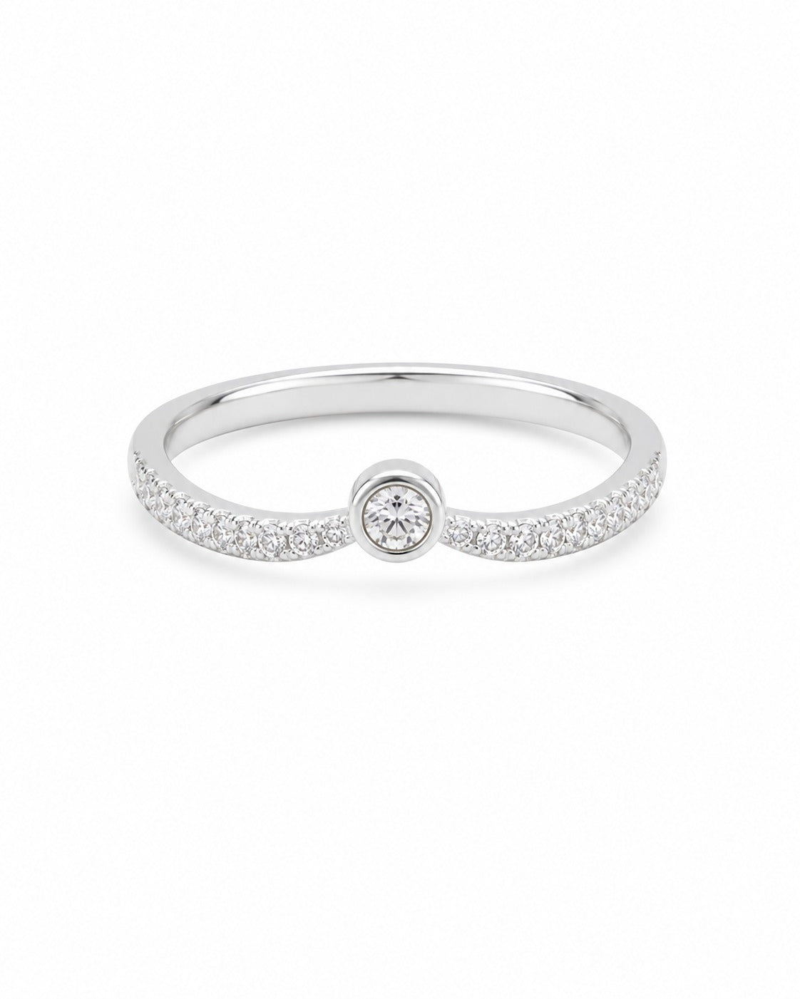 Celestial Veil ring in silver