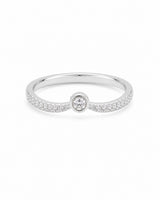 Celestial Veil ring in silver