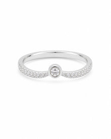 Celestial Veil ring in silver
