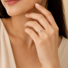 Open Crest ring in Silver