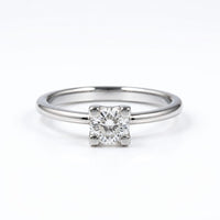 Crystal Crest Women`s ring in Silver