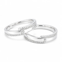 Axismark Sterling silver Couple ring
