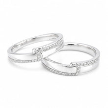 Axismark Sterling silver Couple ring