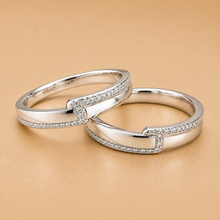 Axismark Sterling silver Couple ring