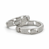 Silver Eternal Spark Duo Couple ring