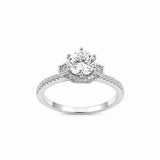 Silvergrid Radiance Women`s ring