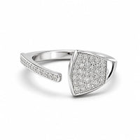 Silver Triangle women`s Ring