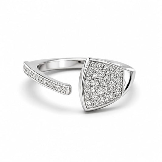 Silver Triangle women`s Ring