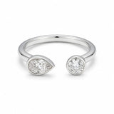 Silver Teara Women`s Ring