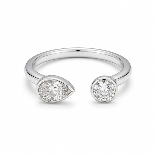 Silver Teara Women`s Ring