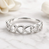 Silver Amoura Women`s Ring
