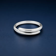 Silver Engraveline Women`s Ring