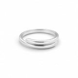 Silver Engraveline Women`s Ring