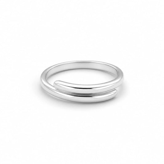 Silver Engraveline Women`s Ring
