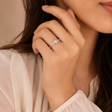 Silver Heartline Women`s Ring