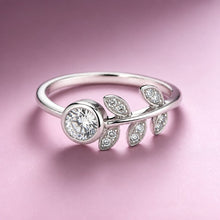 Silver Leafline Women`s Ring