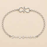 Personalized Silver Name Bracelet Rakhi
