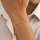 Personalized Silver Name Bracelet Rakhi