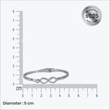 Eterna Infinity Bracelet in Silver
