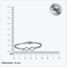 Infinity Bracelet – Sterling Silver with Brilliance