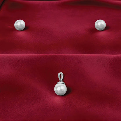 Heartglint Set – Sterling Silver in Elegance