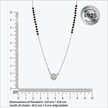 Sterling silver Noirhalo Pendant