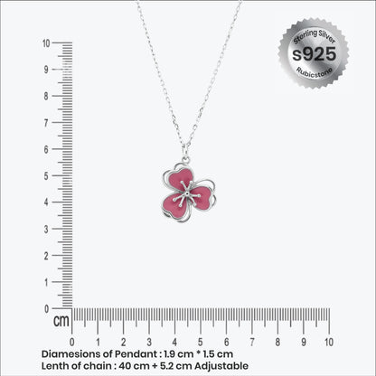 Rosafleur Pendant – Sterling Silver elegance