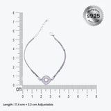 Sterling silver Glowdrop Bracelet
