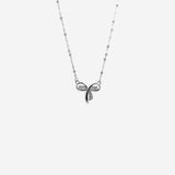 Silver Bow Shaped women`s Pendant