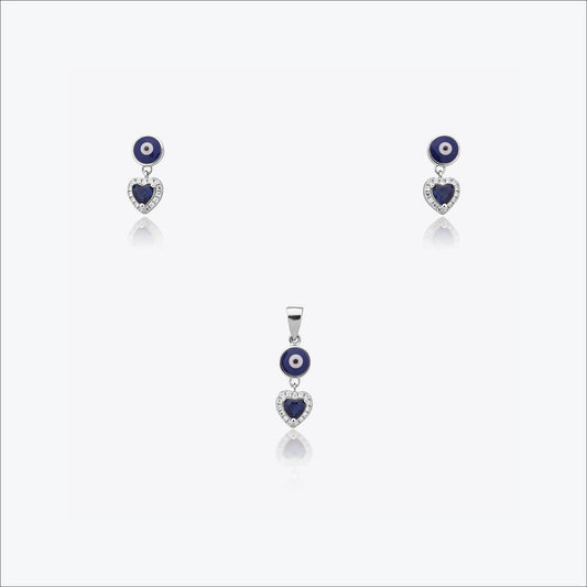 Lustre Drop Set – Sterling Silver in Graceful Light