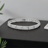 Silver Argento Link Men`s Bracelet