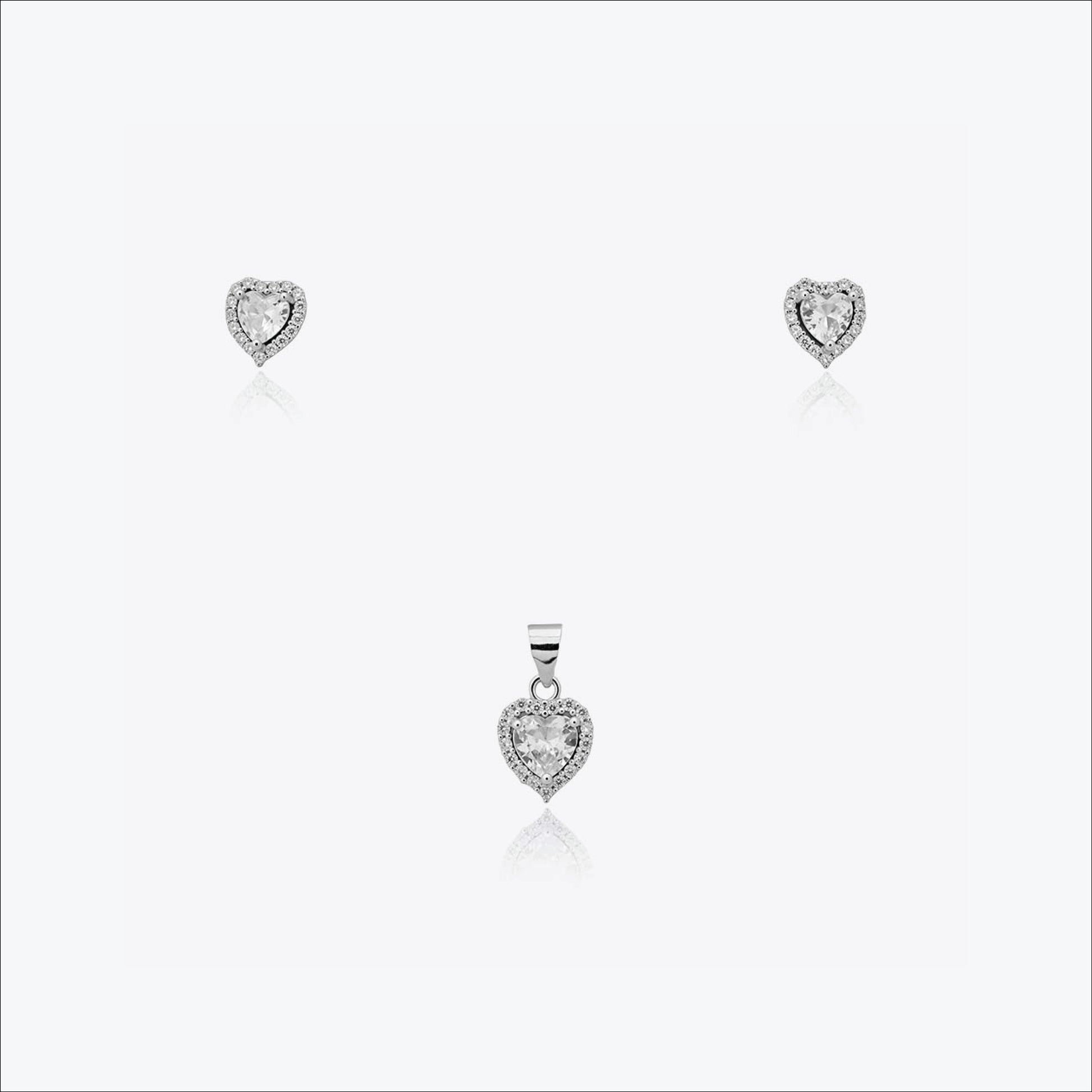  Flora Gleam Pendant – Sterling Silver with Soft Shine