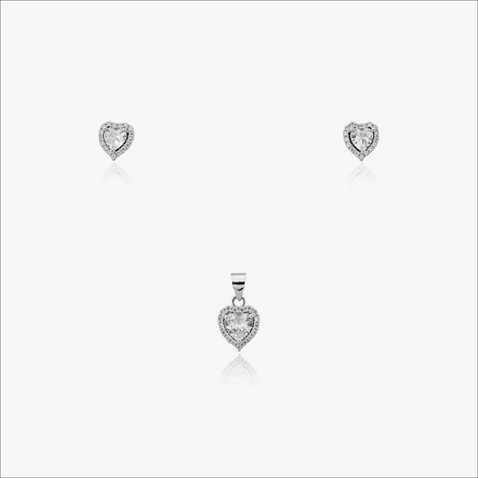  Flora Gleam Pendant – Sterling Silver with Soft Shine