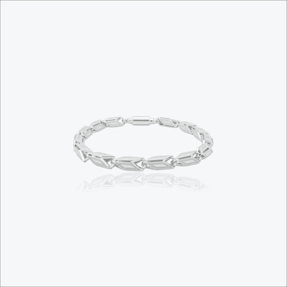 Architecto Bracelet – Sterling Silver in Bold Precision