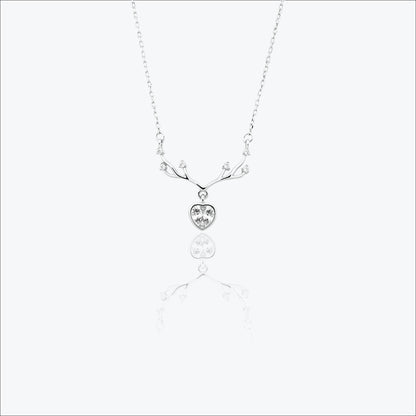 Velin Antler Pendant – Sterling Silver 