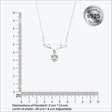 Velin Antler Pendant in silver