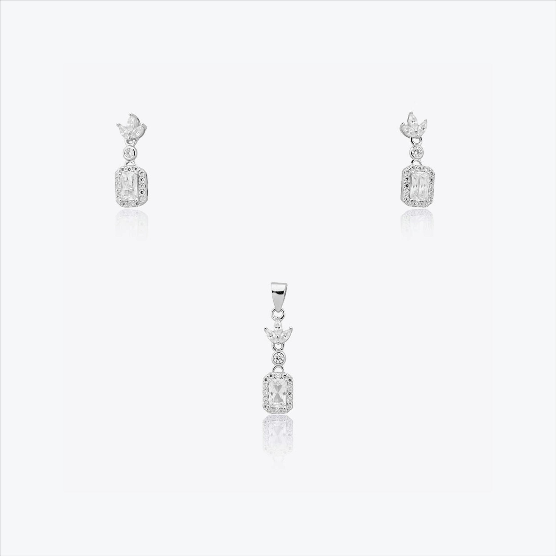 Luma Drop Set – Sterling Silver in Timeless Grace