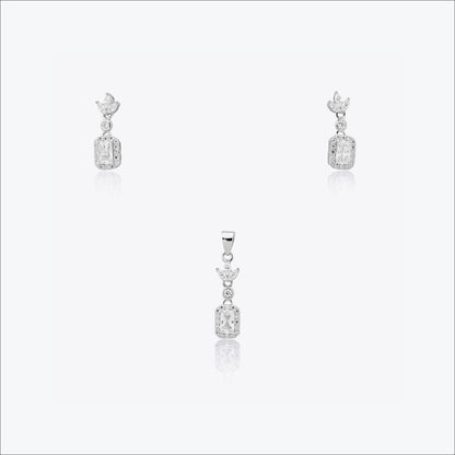 Luma Drop Set – Sterling Silver in Timeless Grace